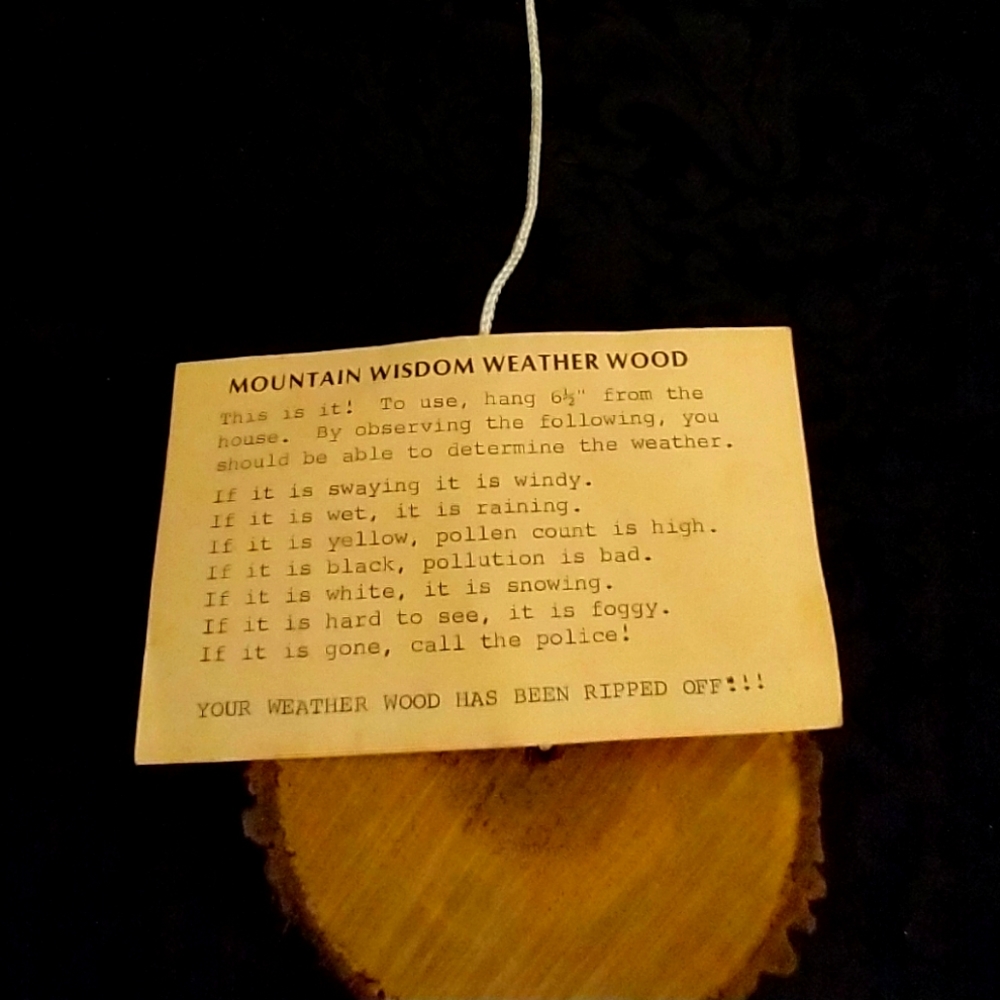Primitive Mountain Wisdom Weather Wood